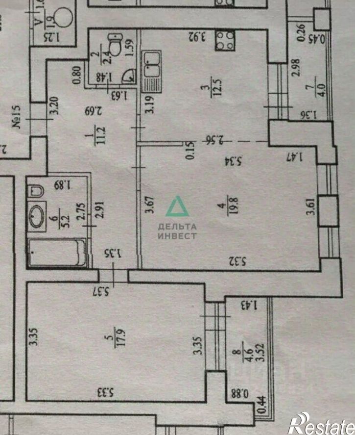2-комн квартира бульвар Ибрагимова, 32,  д. 32