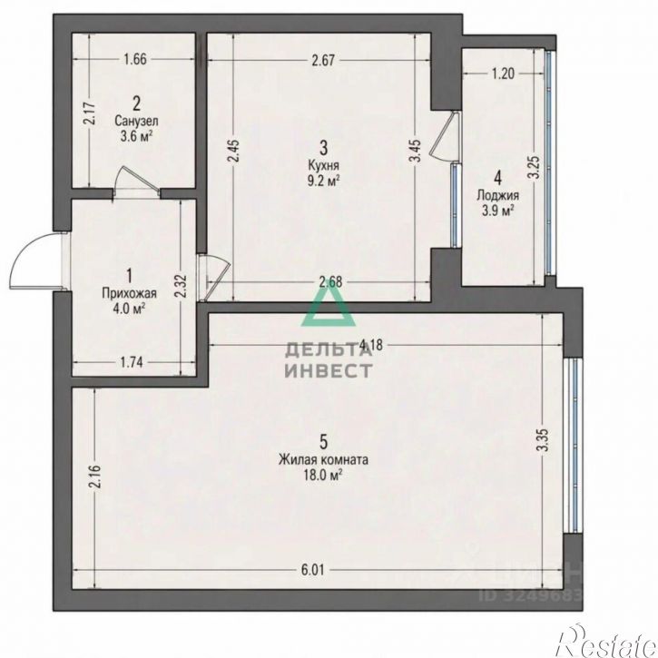 1-комн квартира ул Электровозная, 56,  д. 56