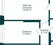 3-комн, 66 кв м, этаж 3/31 ул Комсомольская, 122 1