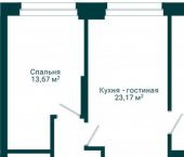 3-комн, 62 кв м, этаж 29/31 ул Комсомольская, 122 1
