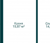1-комн, 41 кв м, этаж 9/31 ул Комсомольская, 122 1