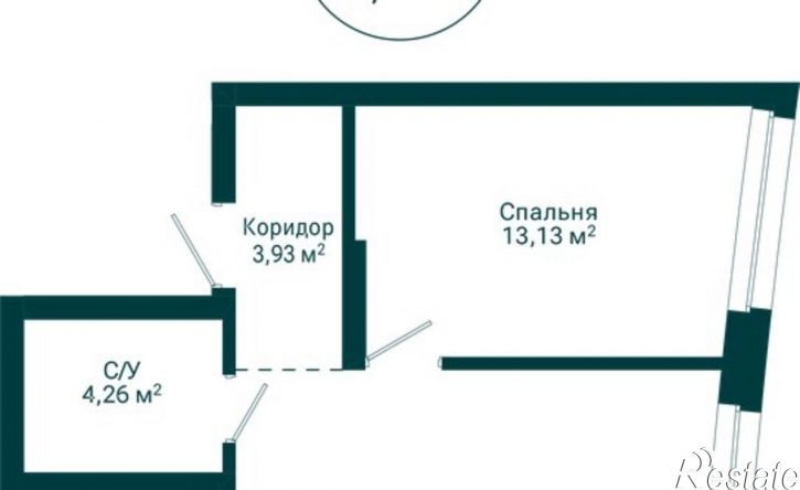 2-комн квартира в новом доме ул Комсомольская, 122 1,  д. 122 1,  к. 1