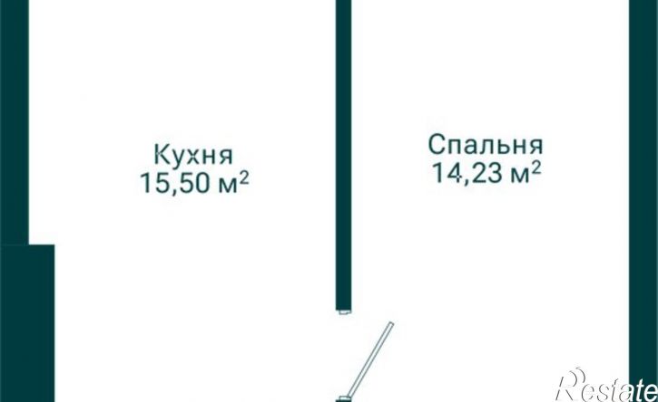 1-комн квартира в новом доме ул Комсомольская, 122 1,  д. 122 1,  к. 1