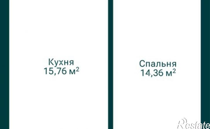 1-комн квартира в новом доме Комсомольская улица, 122 к1,  д. 122 к1