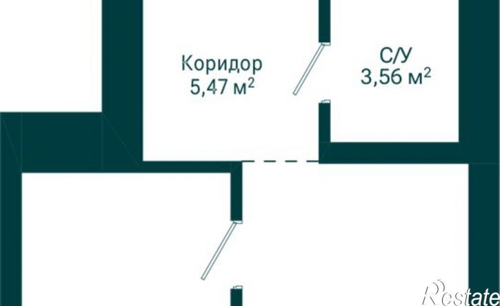 1-комн квартира в новом доме Комсомольская улица, 122 к1,  д. 122 к1
