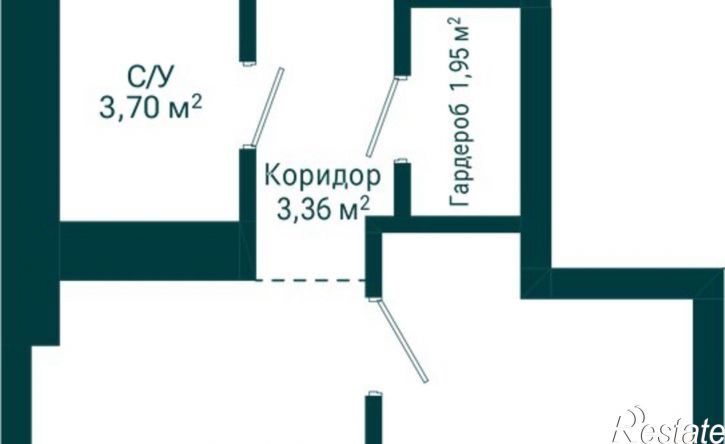 1-комн квартира в новом доме ул Комсомольская, 122 1,  д. 122 1,  к. 1
