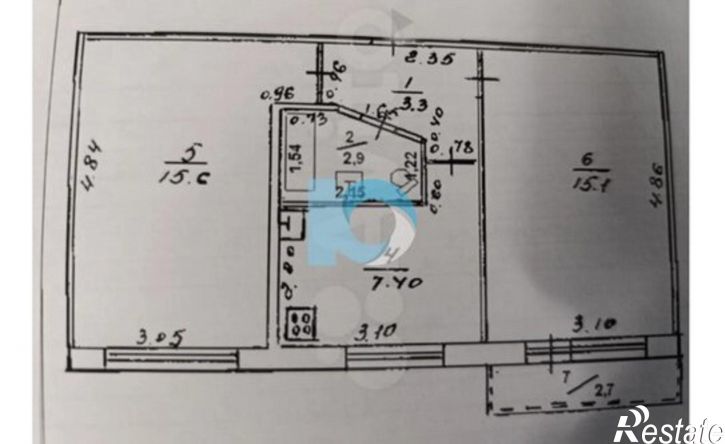 2-комн квартира Краснодонская улица, 28,  д. 28