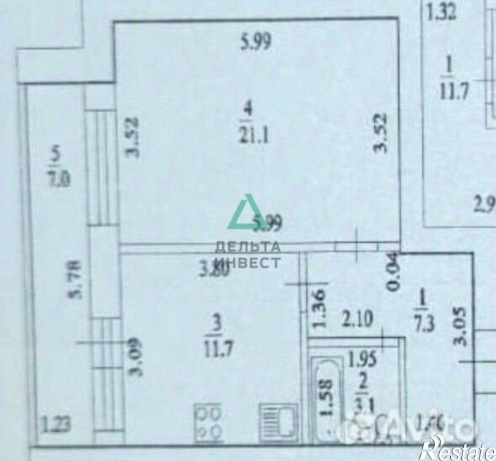 1-комн квартира ул Габдуллы Амантая, 1 2,  д. 1 2,  к. 2