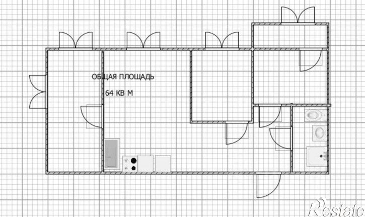 4-комн квартира ул Коммунаров, 15,  д. 15