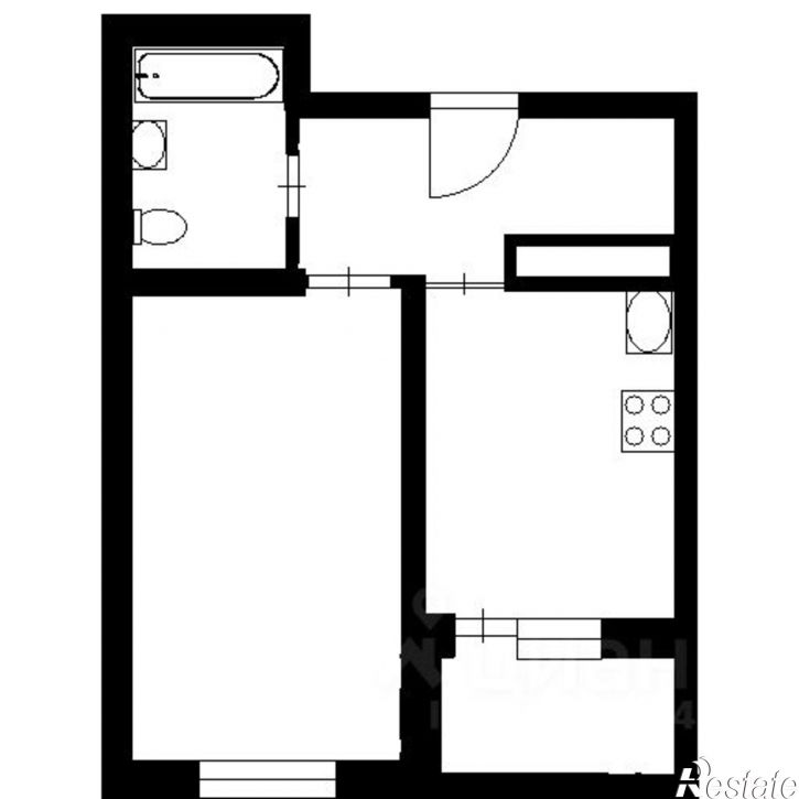 1-комн квартира ул Айская, 39,  д. 39