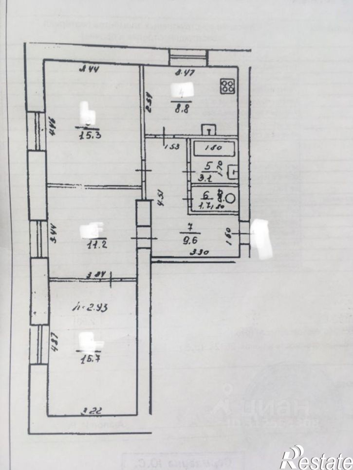 3-комн квартира улица Космонавтов, 13,  д. 13