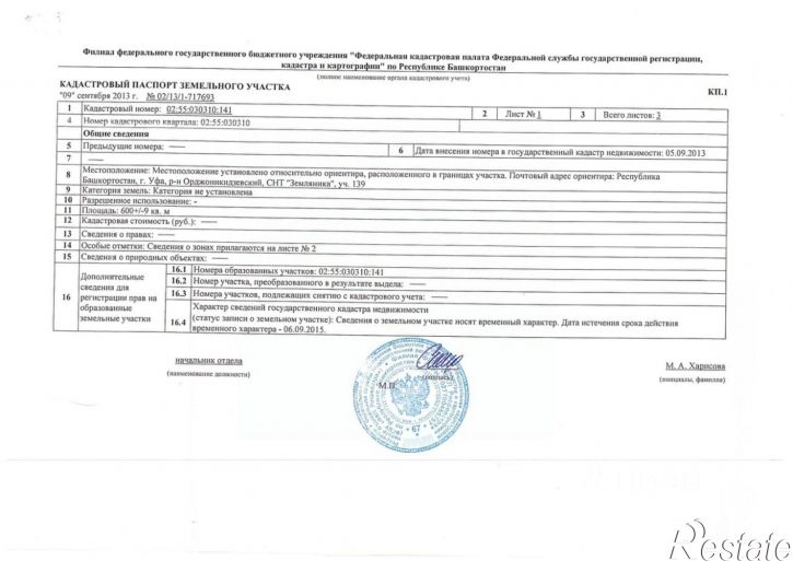 Земельный участок СНТ Земляника
