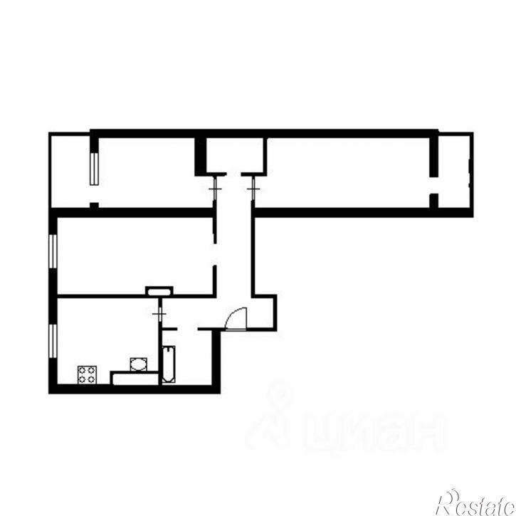 3-комн квартира Айская улица, 22,  д. 22