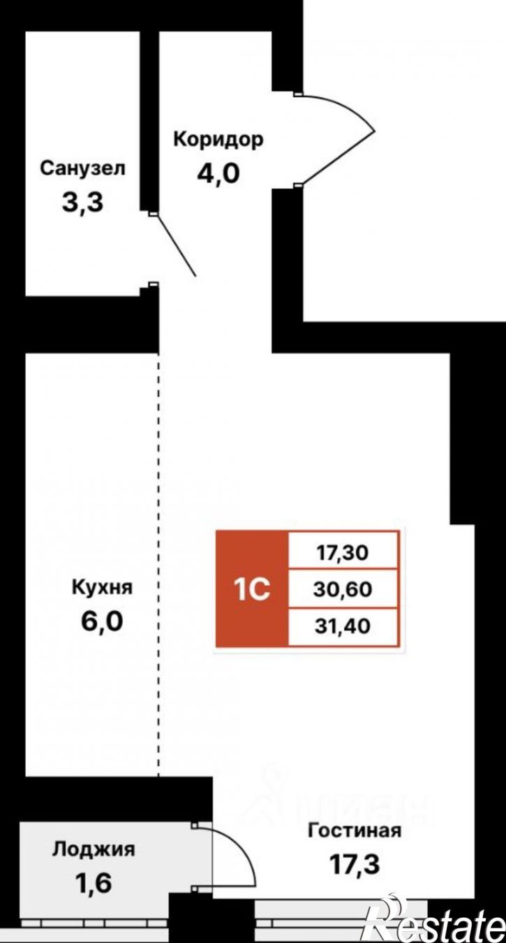 1-комн квартира в новом доме ул Уфимские зори, 26/1,  д. 26/1