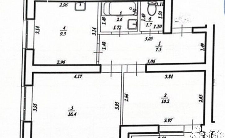2-комн квартира ул Гази Загитова, 11/1,  д. 11/1