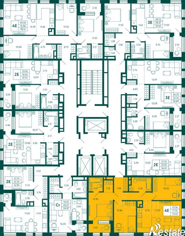 3-комн квартира в новом доме улица Авроры, 18/1,  д. 18/1