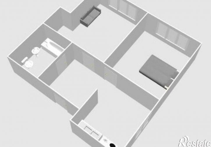 2-комн квартира улица Рудольфа Нуреева, 5,  д. 5