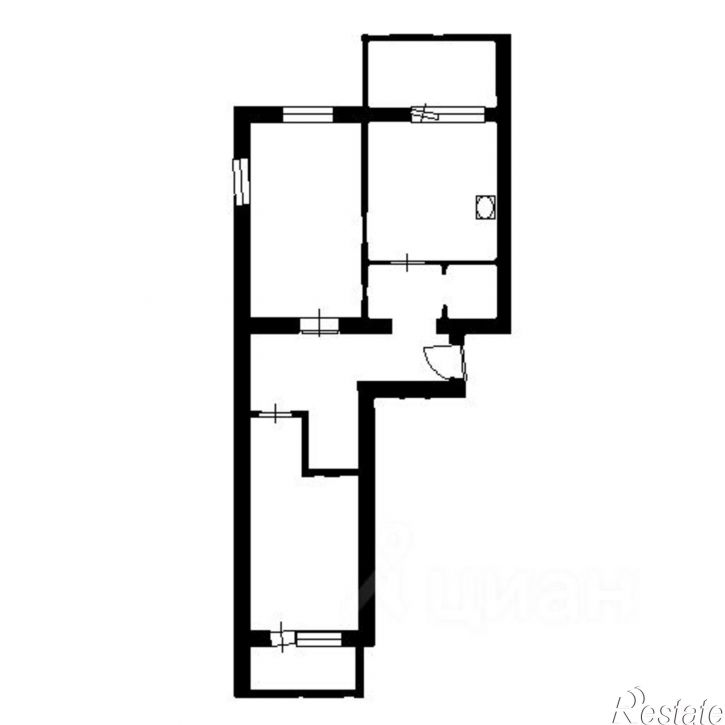 2-комн квартира ул Софьи Перовской, 38,  д. 38