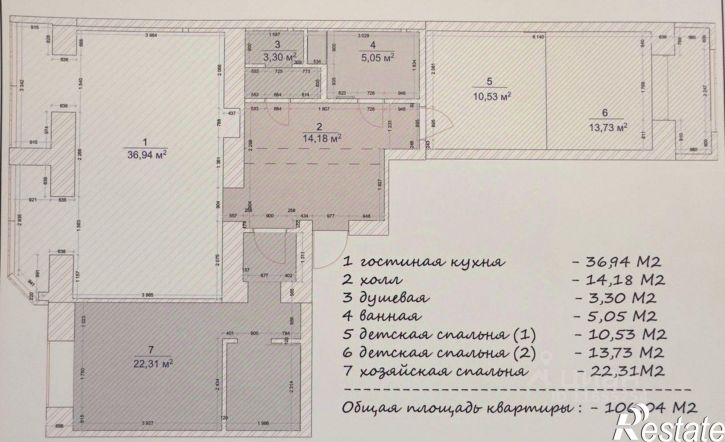 3-комн квартира ул Российская, 16,  д. 16