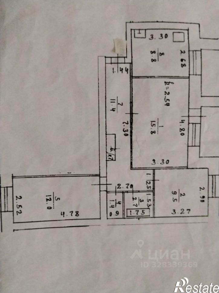3-комн квартира ул Комсомольская, 27 1,  д. 27 1,  к. 1