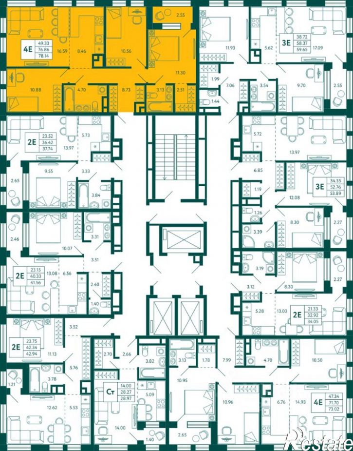 3-комн квартира в новом доме улица Авроры, 18/1,  д. 18/1
