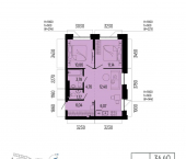 3-комн, 56 кв м, этаж 17/25 улица Мусы Гареева, 5