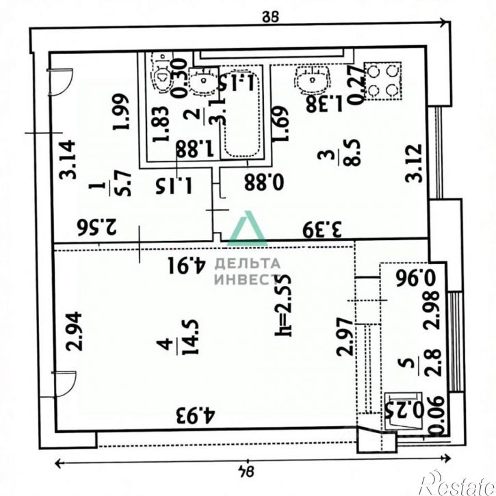 1-комн квартира улица Пархоменко, 133/5,  д. 133/5