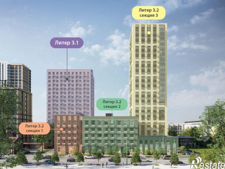 1-комн квартира в новом доме улица Аксакова, 4А,  д. 4А