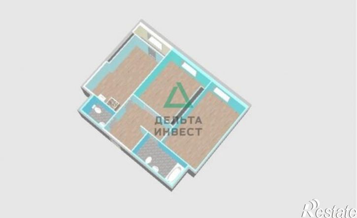 2-комн квартира пр-кт Октября, 107б,  д. 107б