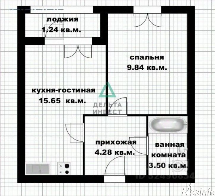 1-комн квартира Уфа г., Кировский