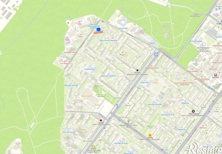 1-комн квартира ул Парковая, 20,  д. 20