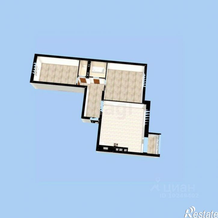 3-комн квартира Артезианская улица, 15,  д. 15