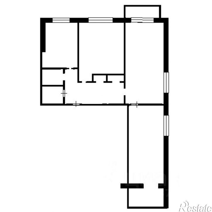 3-комн квартира улица Юрия Гагарина, 52/1,  д. 52/1