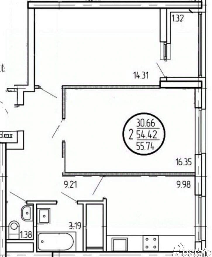 2-комн квартира улица Гази Загитова, 11/2,  д. 11/2