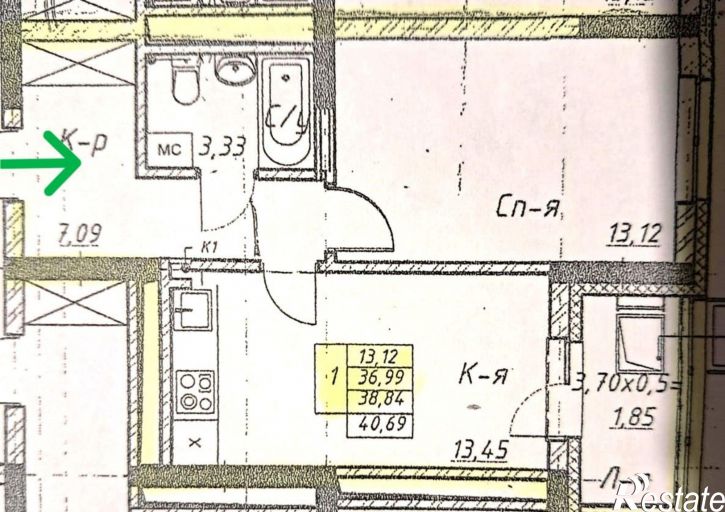 2-комн квартира улица Ахметова, 154,  д. 154