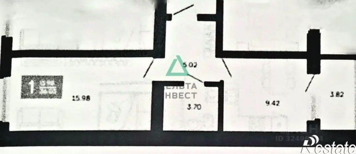 1-комн квартира ул Генерала Ишбулатова, 8,  д. 8