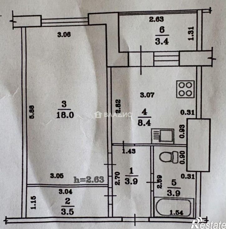 1-комн квартира ул Муксинова, 2/3,  д. 2/3