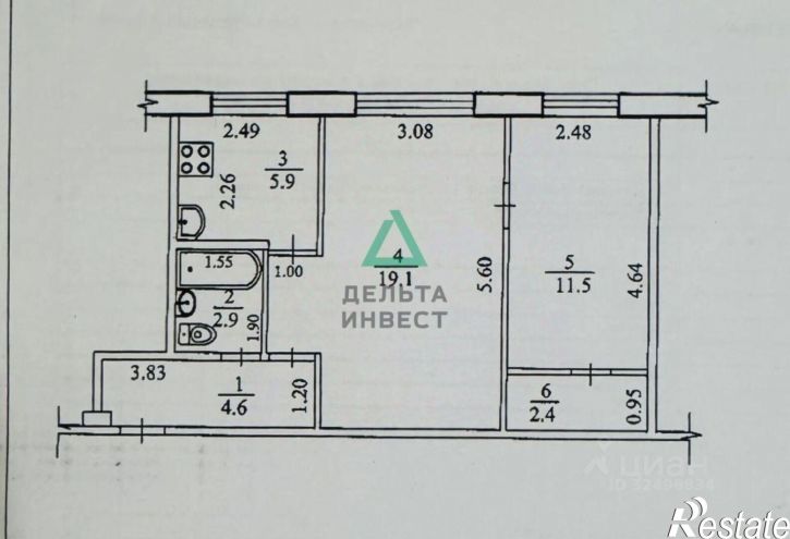 2-комн квартира ул Рихарда Зорге, 28/3,  д. 28/3