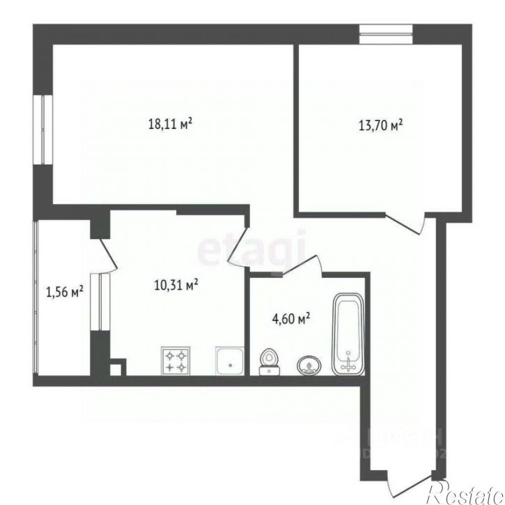 2-комн квартира ул Кустарная, 19,  д. 19