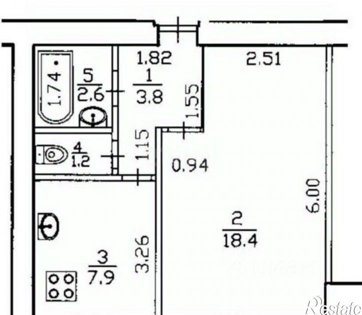 1-комн квартира ул Ирендык, 4 1,  д. 4 1,  к. 1