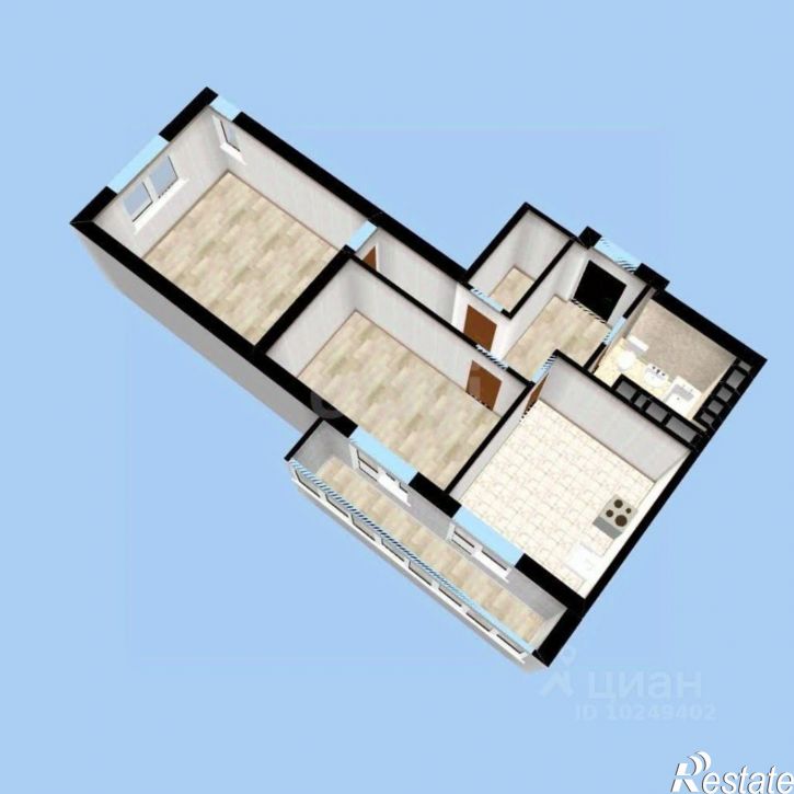 3-комн квартира ул Гафури, 56,  д. 56