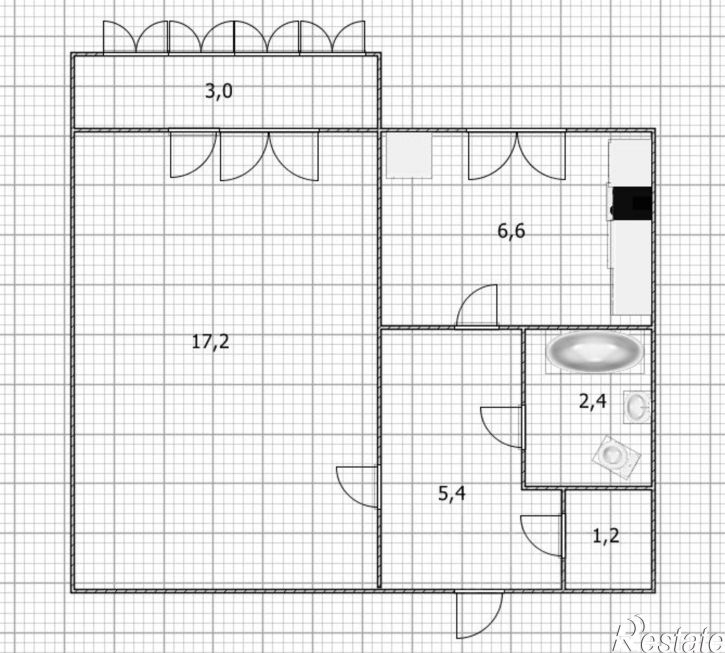 1-комн квартира улица Рабкоров, 6,  д. 6