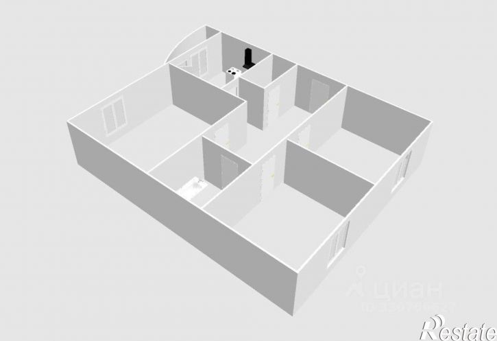 3-комн квартира б-р Ибрагимова, 21/1,  д. 21/1