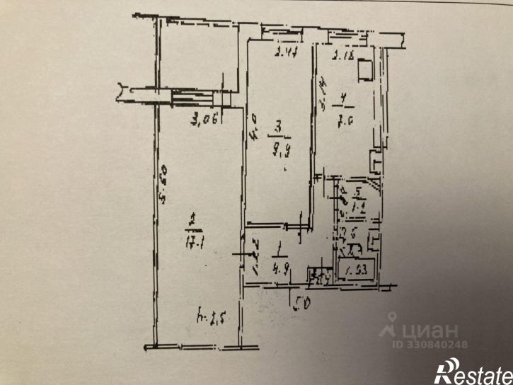 2-комн квартира б-р Тухвата Янаби, 49 1,  д. 49 1,  к. 1