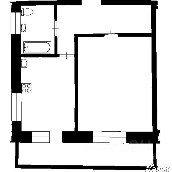 1-комн квартира Кавказская улица, 26,  д. 26