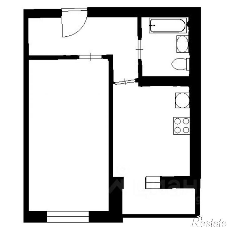 1-комн квартира ул Просвещения, 11,  д. 11