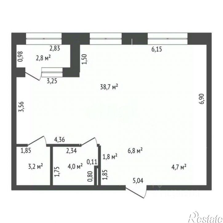 3-комн квартира ул Энтузиастов, 7,  д. 7