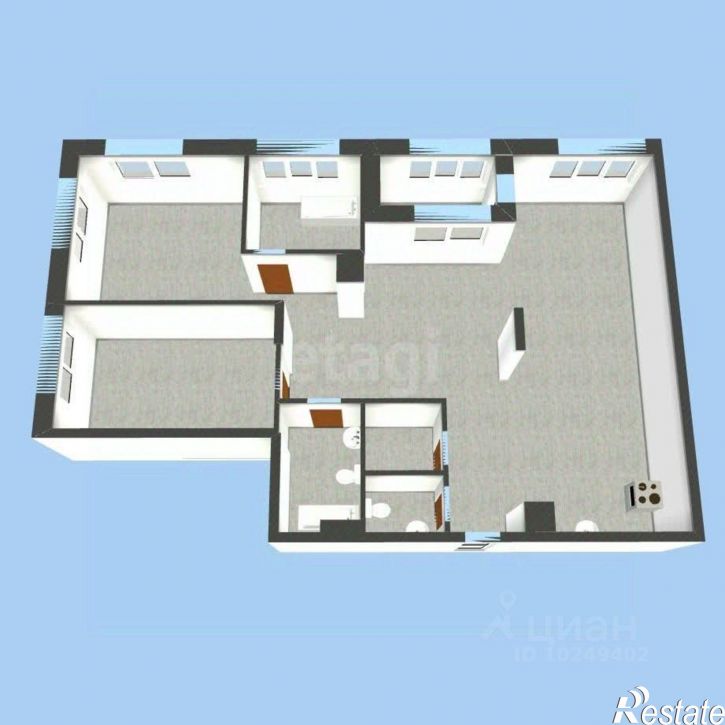 4-комн квартира ул Энтузиастов, 7,  д. 7