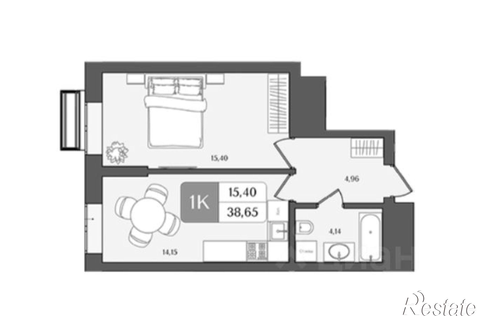 Купить квартиру за 7 363 240 рублей