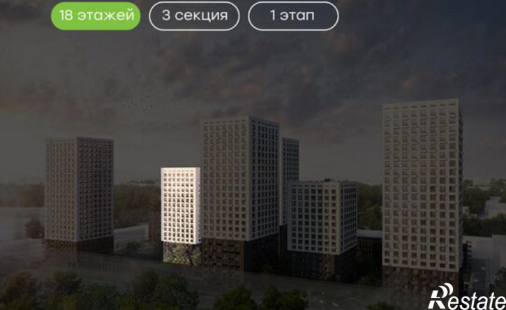 2-комн квартира в новом доме ул 50 лет СССР, 41а,  д. 41а